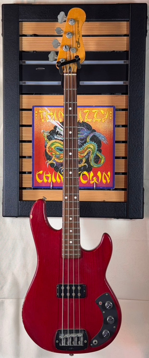 Compact frame that lets two guitars dominate the room.